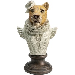 Kare Decofiguur Sir Leopard White