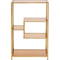 Kare Boekenkast Loft Gold 100x60 cm