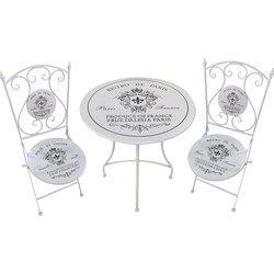 SenS-Line - Paris Bistro Set - 3-delig - Wit