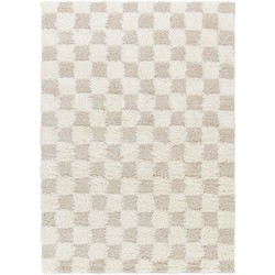 Hoogpolig Shaggy Tapijt WILLA- Ivoor/LichtBeige - 200x290 cm