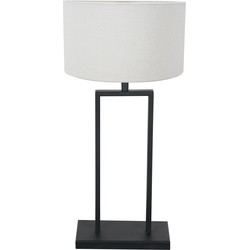 Steinhauer tafellamp Stang - zwart - metaal - 30 cm - E27 fitting - 3860ZW