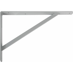 AMIG Plankdrager/planksteun van metaal - gelakt grijs - H250 x B200 mm - Tot 320 kg - Plankdragers