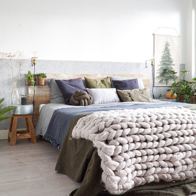 Shop the look: stoere slaapkamer met natuurlijke materialen