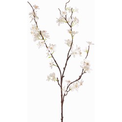 Witte appelbloesem - kunstbloem/tak - 57 bloemetjes - 84 cm - Kunstbloemen