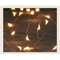 Anna Collection lichtdraad - koperdraad- 10 leds - warm wit - 100 cm - Lichtsnoeren