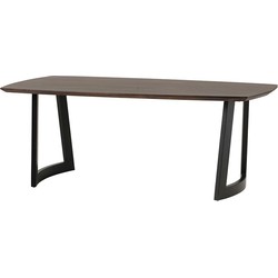 Eetkamertafel 240, Mango Dark Walnut