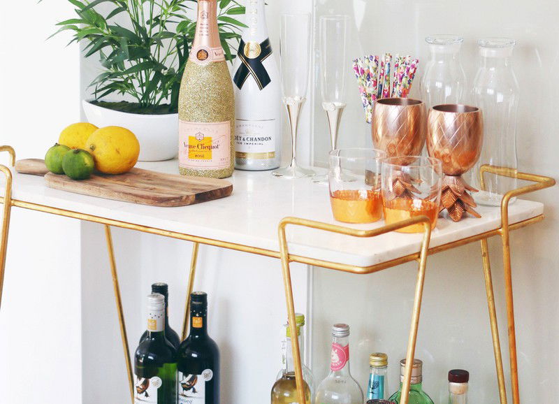 Op onze wishlist: cocktails and champagne