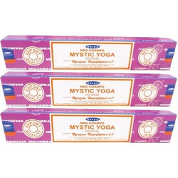 36 Nag Champa wierookstokjes Mystic Yoga 15 gram - Wierookstokjes