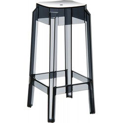 LENO halfhoge snackkruk 35x35x65 cm Zwart