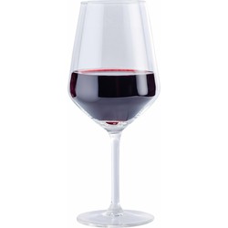 Luxury Houseware Wijnglazen - 6x stuks - rode wijn glazen - 530 ml - Wijnglazen