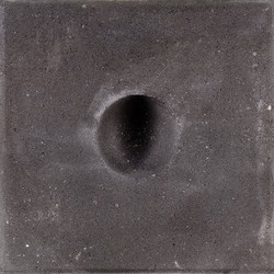 Knikkerpottegel zwart 30x30x4 cm - Gardenlux