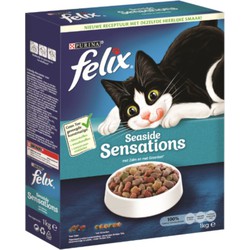 Seaside Sensations mit Lachs und mit Gemüse 1kg Katzenfutter - Felix