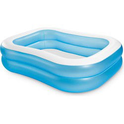Intex 57180NP Wet Set Collection Family Pool Opblaaszwembad 203x152x48 cm Blauw/Wit
