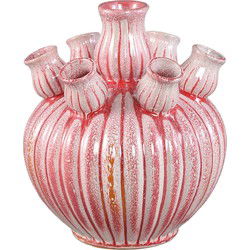 PTMD Vaas Nolou - 22x22x20 cm - Keramiek - Roze