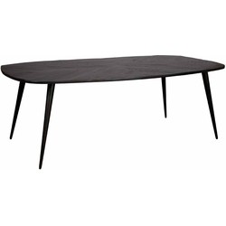 Tower living Giovanni diningtable 200x110 - black