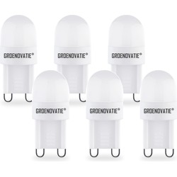 Groenovatie G9 LED Lamp 1W Extra Klein Warm Wit 6-Pack