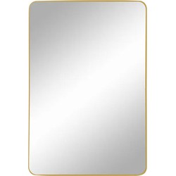 LW Collection OUTLET LW Collection Wandspiegel goud rechthoek 61x91 cm metaal