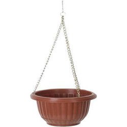 Gerimport Hangbloempot 20 x 11 Cm Terracotta