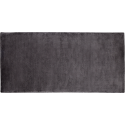 GESI II - Laagpolig vloerkleed - Donkergrijs - 80 x 150 cm - Viscose