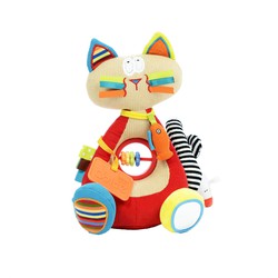 Dolce Dolce Toys speelgoed Classic activiteitenknuffel Siamese kat Sophie - Medium