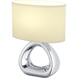 Moderne Tafellamp  Gizeh - Kunststof - Zilver