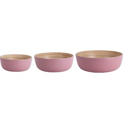 Schaal Bowl Set Puro Round - Roze - Ø30cm