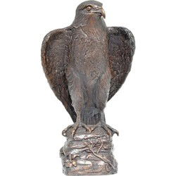BRONZEN BEELD VAN EEN ADELAAR hoogte 43 cm