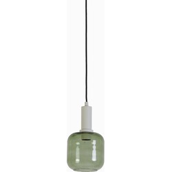 D - Light & Living - Hanglamp Lekar - 16x16x26 - Groen