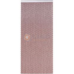 Vliegengordijn Liso ® Hulzengordijn RAL 8002 Signaalbruin | Kant en Klaar 92 x 209 cm