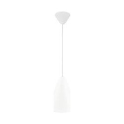 Hanglamp Deens design modern en geometrisch gevormd wit