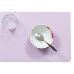 Stevige luxe Tafel placemats Plain lila paars 30 x 43 cm - Placemats