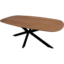 Kick eettafel Dana - 180cm - Bruin