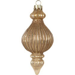 Clayre & Eef Kerstbal Goudkleurig Glas
