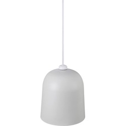 Hanglamp industrieel, directioneel en eigentijdse look - wit/telegrijs