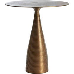Bijzettafel Bahia - Brons - Ø52cm
