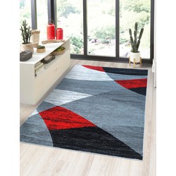 Verona Modern Rood vloerkleed -