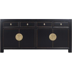 Fine Asianliving Chinese Dressoir Onyx Zwart - Orientique Collection