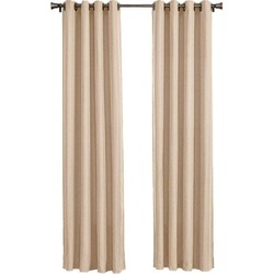 Larson - Luxe hotel blackout gordijn - met ringen - 3m x 2.5m - Licht taupe