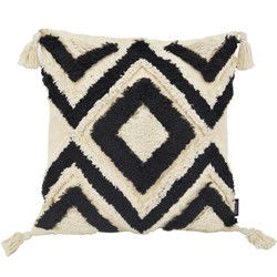 Sierkussen June Boho Black | 45 x 45 cm | Katoen