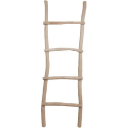 Decoratieve ladder - Teak - 50x5x150cm - Styling at Home