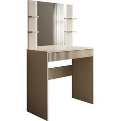 Meubella - Delaware - Kaptafel - Beige - 80x40 cm