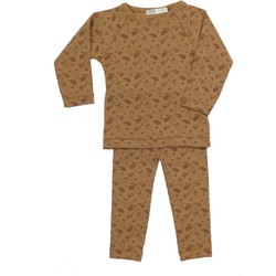 Snoozebaby Snoozebaby Organische Pyjama Toffee - maat 86/92