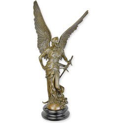 BRONZEN SCULPTUUR GENAAMD “GEWAPENDE VREDE"
