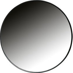 WOOOD Doutzen Spiegel - Metaal - Zwart - 50x50x5