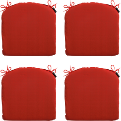 Madison -  Zitkussen Basic red - Ca. 46x48 cm - Set van 4