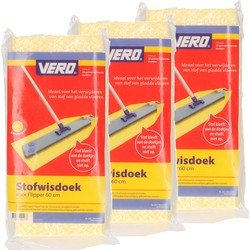 75x Vloerdoekjes citrus - voor VloerFlipper 60 cm - Vero - Vloertrekkers