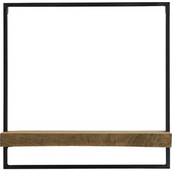 Light & Living - Wandplank MADDISON - 50x15x50cm - Bruin