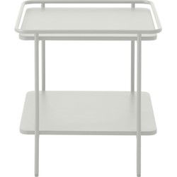 Nachtkastje Wit Metaal - 45x45x44,3cm - Yuba