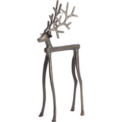 Light&living Ornament 20,5x13x47 cm REINDEER donker brons