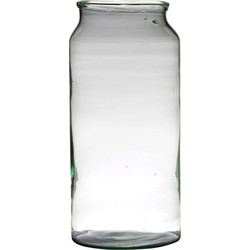 Bloemenvaas van gerecycled glas 39 x 19 cm - Vazen